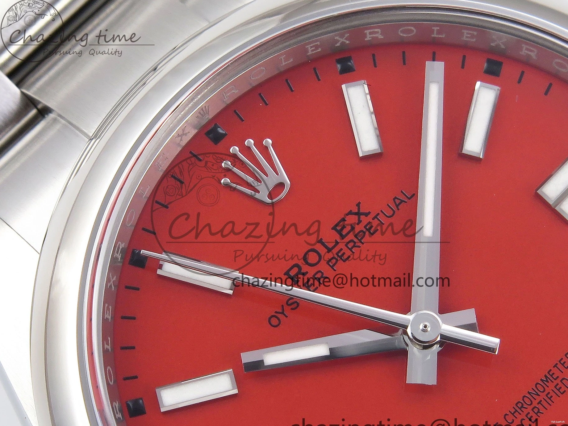 Edition Best 126000 41mm Steel Perpetual 1:1 904L VR3230 Red Clean Oyster Dial 0511